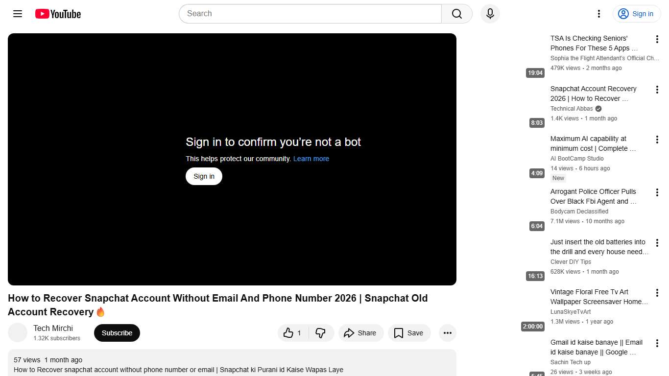How to Recover Snapchat Account Without Email And Phone Number 2026 Snapchat Old Account Recovery🔥 - YouTube